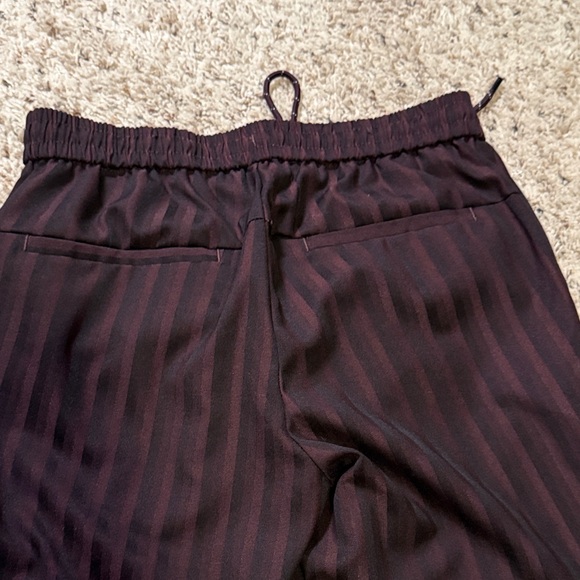 Topman Men's Dark Striped Dress Pants - Picture 6 of 6